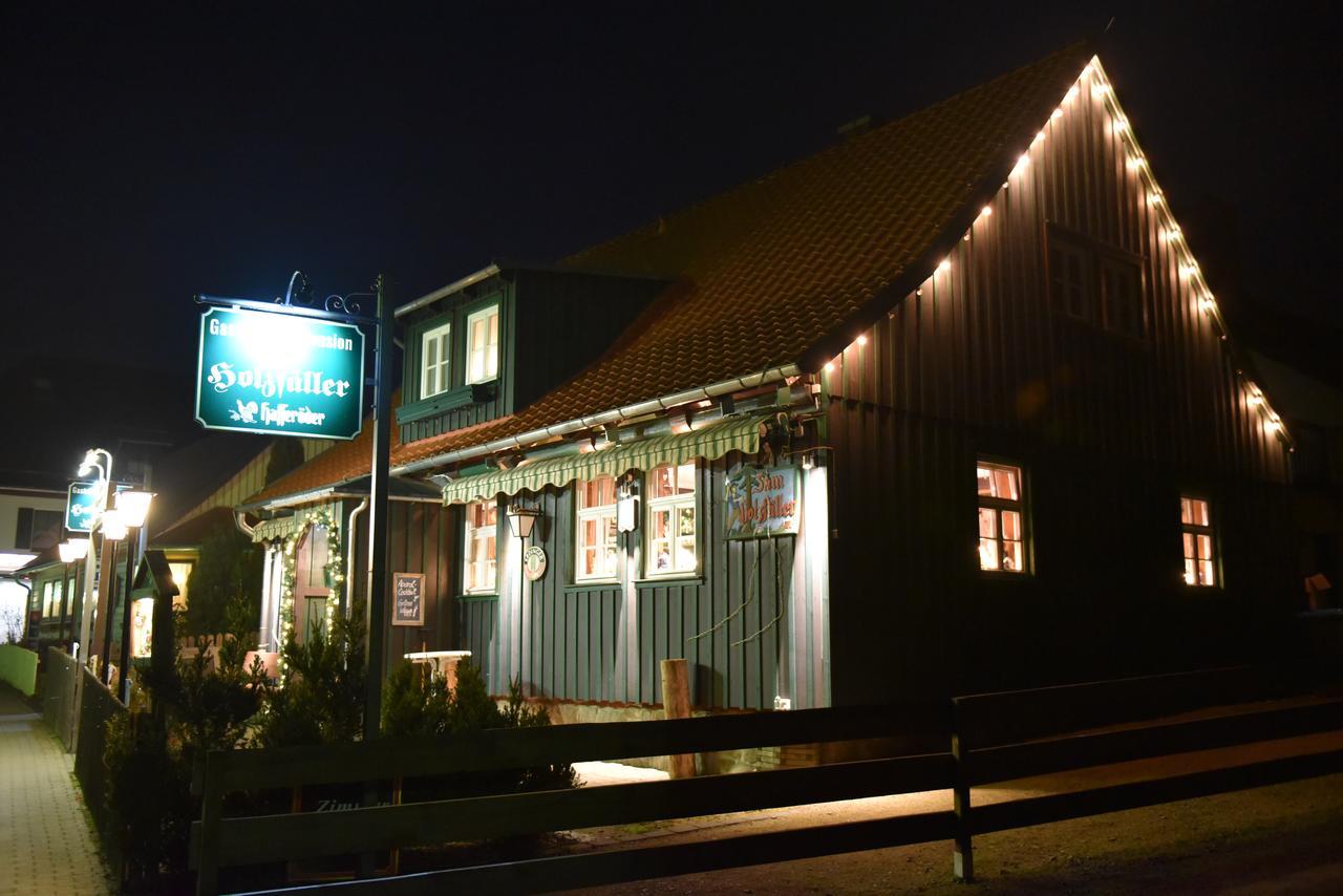 Hotel Garni Und Gaststaette Zum Holzfaeller Schierke Ngoại thất bức ảnh
