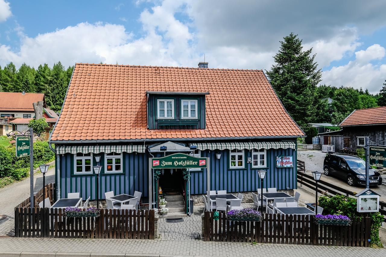 Hotel Garni Und Gaststaette Zum Holzfaeller Schierke Ngoại thất bức ảnh